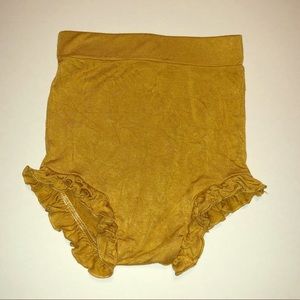 SpearmintLOVE mustard ruffle bloomers